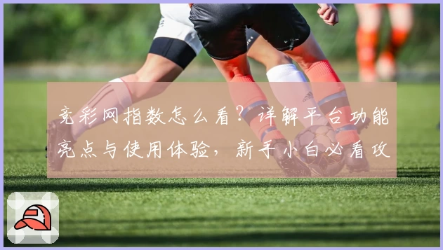 竞彩网指数怎么看？详解平台功能亮点与使用体验，新手小白必看攻略